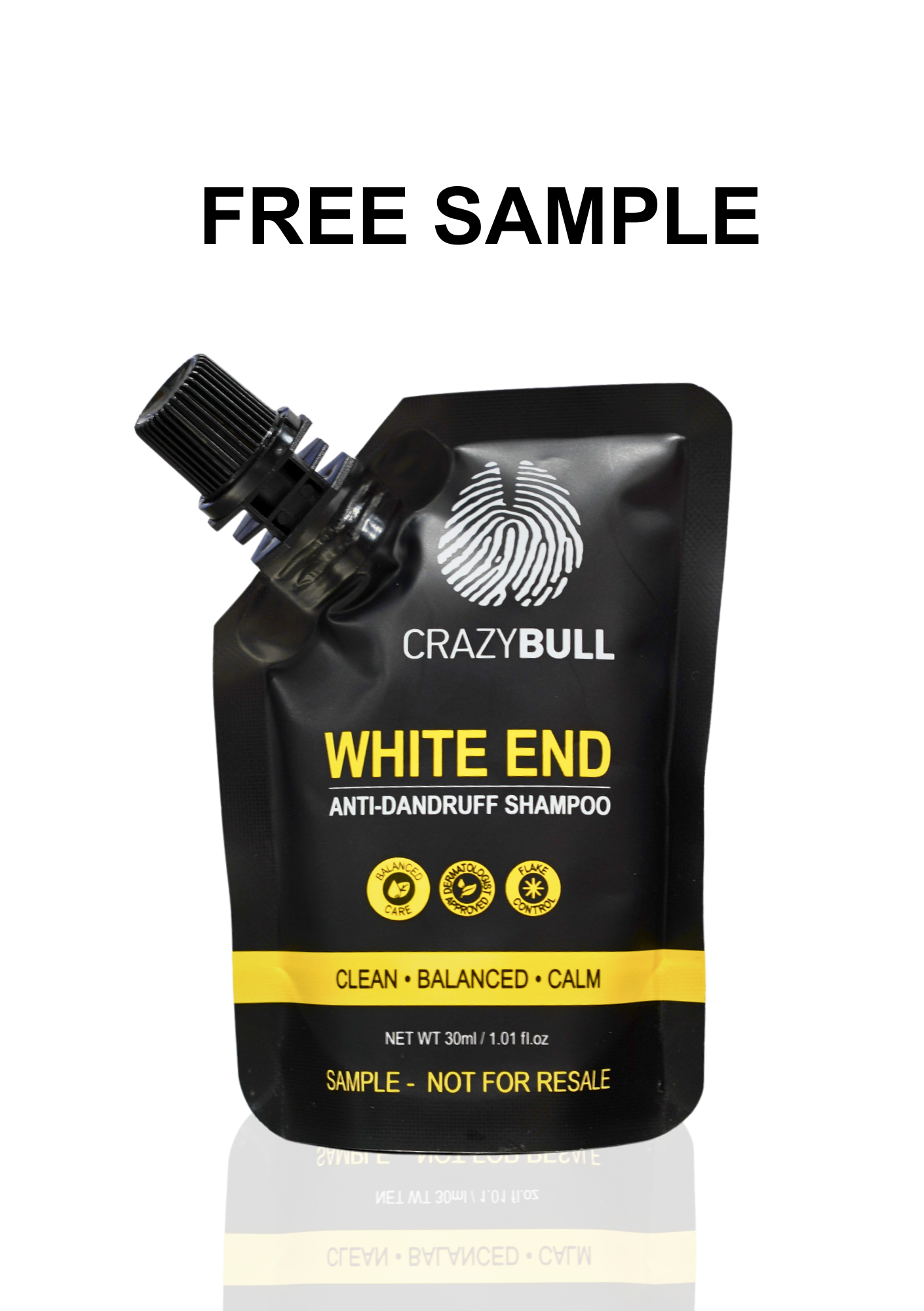 White End Anti-Dandruff Shampoo - Free Sample 30ml Sachet